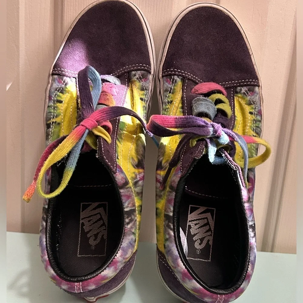 VANS Old School Tie Dyed Unisex Shoes Men’s 8.5 Women’s 10 - Picture 5 of 9